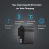 AGPTEK USB Wall Charger 5V 500mA for iPod, Sony, Walkmam, SanDisk MP3 MP4 Player, Fitness Tracker, Fitbit, Black view 3