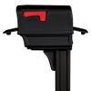 Gibraltar Ggc1b0000 Gentry All-in-one Plastic Mailbox & Post Combo, Black view 3