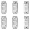 Leviton R62-06674-P0W SureSlide Universal Incandescent Dimmer White (6 Pack) view 1