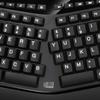 ADESSO AKB-450UB - Ergonomic Keyboard with Built-in Touchpad, Wired USB, Multimedia Hotkeys, Split Keys Design, Built-in Palm Rest for Comfort - Compatible for PC view 4