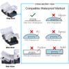 Nicelux CCT Tunable LED Strip Connector 10mm 3 Pin (5PCS) With 9.8 Feet 20 AWG LED Extension Wire, DIY Both Strip to Power and board to board Jumper, Non-waterproof view 2