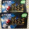 2 PK BLANK AUDIO CASSETTTES CD BASS 120 MIN TDK view 1