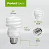 Xtricity Compact Fluorescent Light Bulb T2 Spiral, E26 Base (4 Pack) view 3