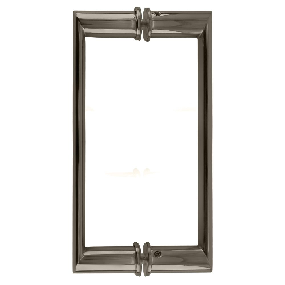 CRL 0R8X8PN 8" Polished Nickel Back-to-Back Oval/Round Pull Handle