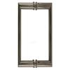 CRL 0R8X8PN 8" Polished Nickel Back-to-Back Oval/Round Pull Handle view 1