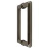 CRL 0R8X8PN 8" Polished Nickel Back-to-Back Oval/Round Pull Handle view 2