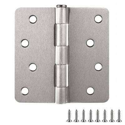 Design House Interior Door Hinge, 4", Satin Nickel