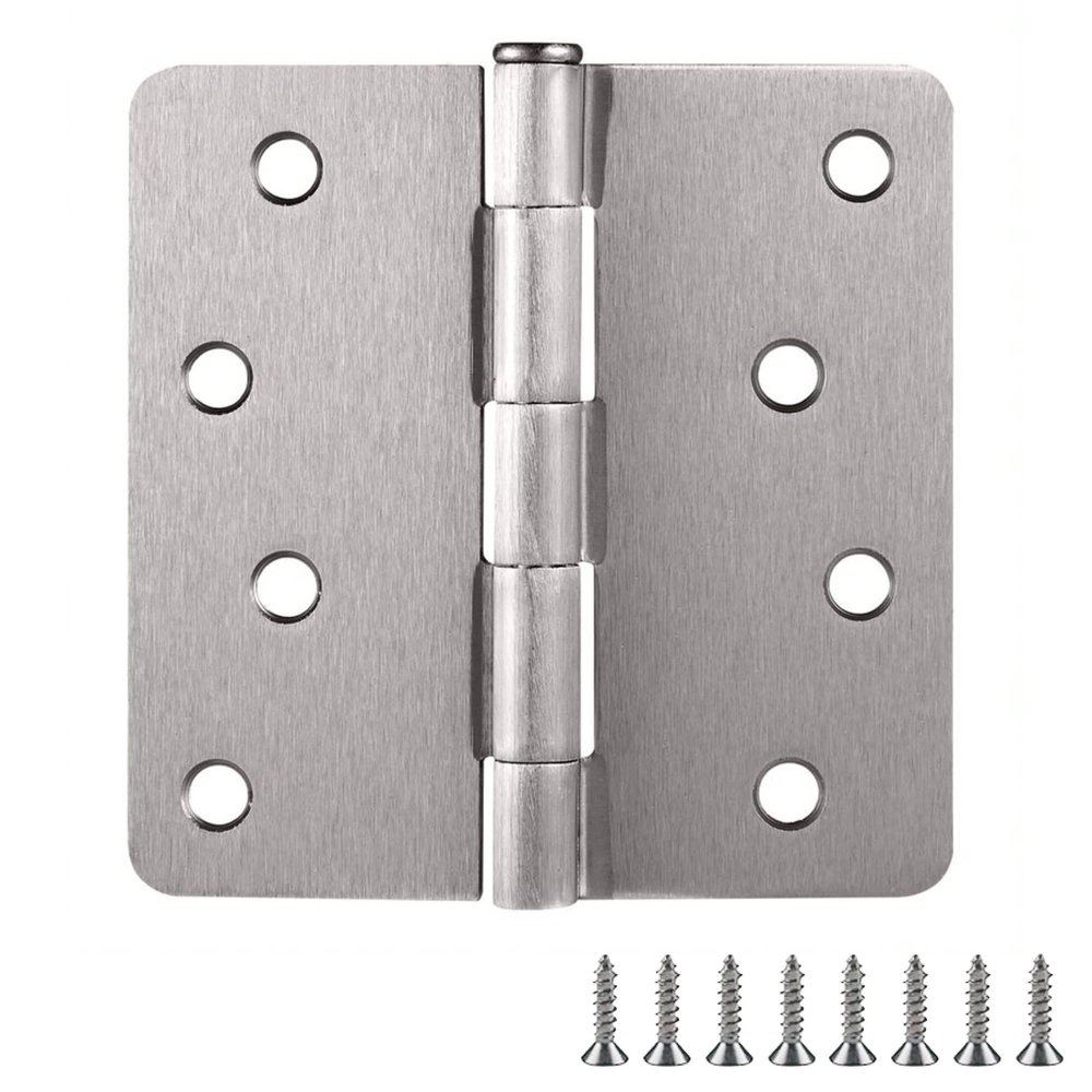 Design House Interior Door Hinge, 4", Satin Nickel