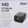 varo bluetooth rapid charging alarm clock speaker view 3