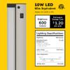 GETINLIGHT 16-Inch Plug-in Swivel LED Under Cabinet Light, 2-CCT, Nickel view 2