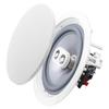 OSD Audio Weatherproof 8" in Ceiling Dual Tweeter Single Stereo Speaker ICE800TTWRS Single White view 1