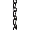 RCH Hardware CH-S51-16-BLK Steel Basket Chain 15 Gauge, Black (1 Foot) view 1