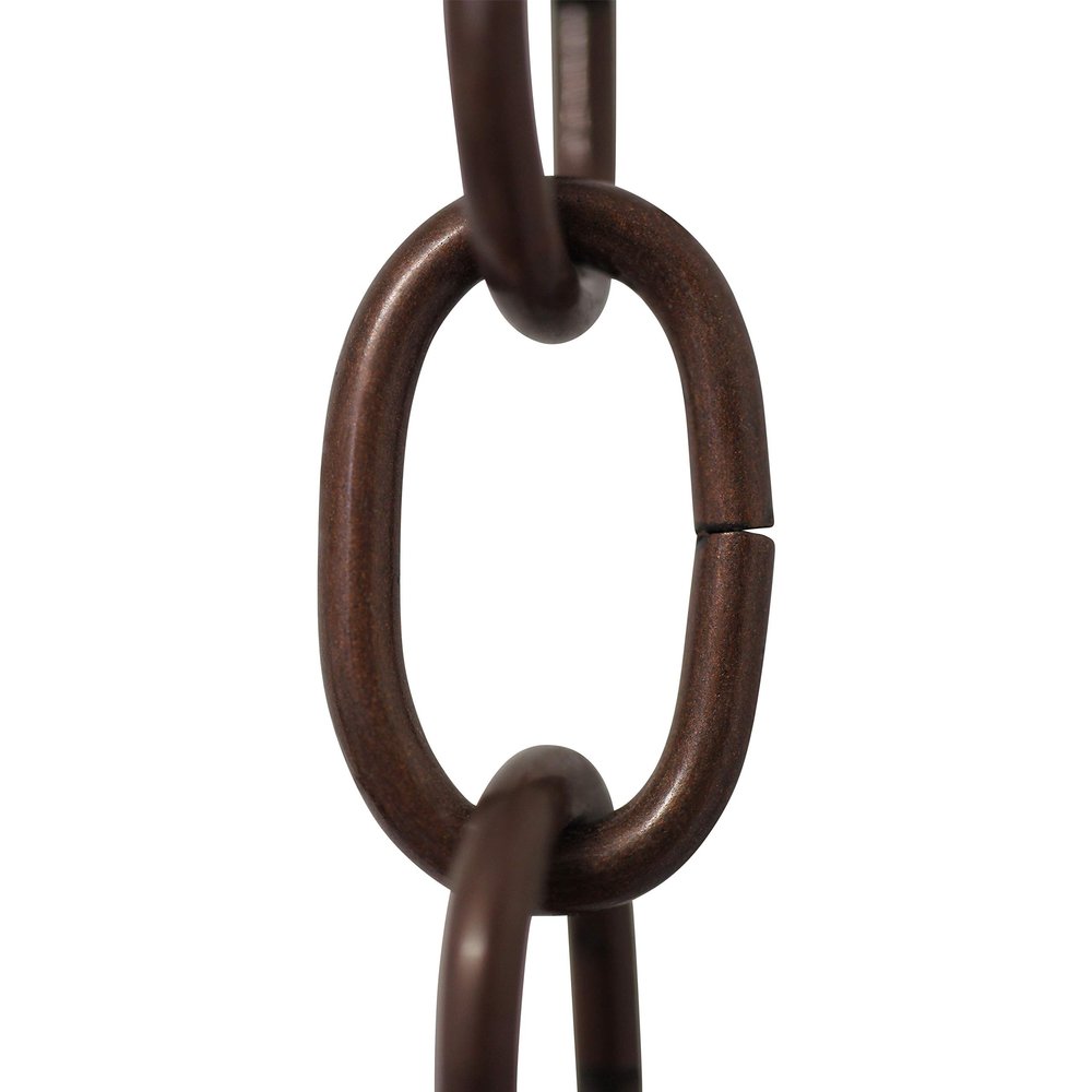 RCH Hardware CH-S56-11S-AC Steel Chandelier Chain 9 Gauge, Antique Copper (1 Foot)