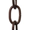 RCH Hardware CH-S56-11S-AC Steel Chandelier Chain 9 Gauge, Antique Copper (1 Foot) view 1