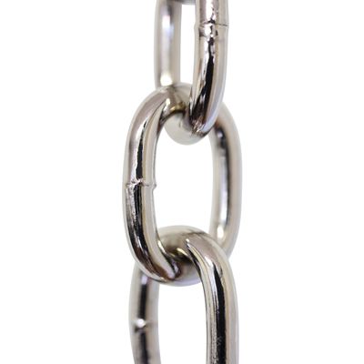 RCH Hardware CH-S60-02-PN Steel Chandelier Chain 5 Gauge, Polished Nickel (1 Foot)