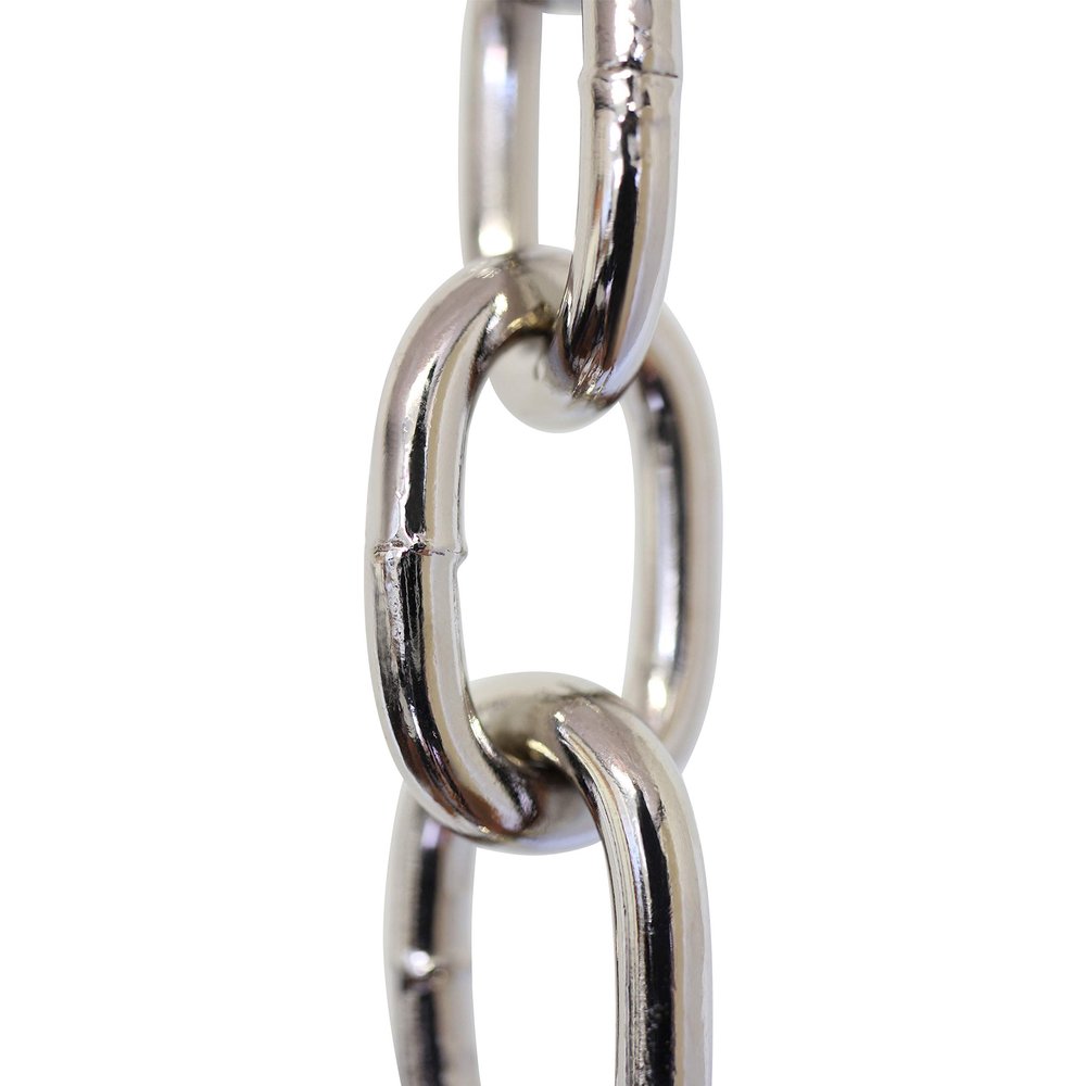 RCH Hardware CH-S60-02-PN Steel Chandelier Chain 5 Gauge, Polished Nickel (1 Foot)