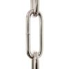 RCH Hardware CH-S59-04-PN Steel Chandelier Chain 9 Gauge, Polished Nickel (1 Foot) view 1