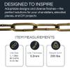 RCH Hardware CH-S59-04-PN Steel Chandelier Chain 9 Gauge, Polished Nickel (1 Foot) view 2