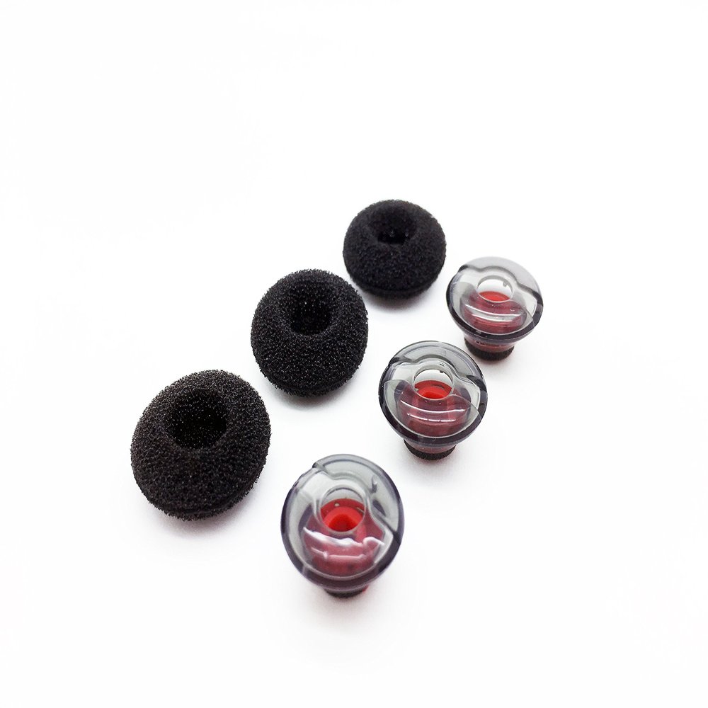AvimaBasics Voyager 5200 5220 Ear Tips - 3 Pack Medium Replacement Earbuds Eartips Eargels & Foams set Compatible with Plantronics Voyager 5200 5220 Wireless Bluetooth Headset - Ultra Comfort