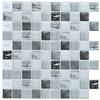 Crystiles 10"x10" Marble Peel and Stick Backsplash, Self-Adhesive Backsplash for Kitchen, Grey, 6 Sheets Pack view 1