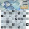 Crystiles 10"x10" Marble Peel and Stick Backsplash, Self-Adhesive Backsplash for Kitchen, Grey, 6 Sheets Pack view 3