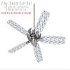 Seahorses and Shells White - Ceiling Fan Skin Kit fits most 42 inch fans (FAN and BLADES SOLD SEPARATELY) view 2