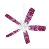Tie Dye Happy 100 - Ceiling Fan Skin Kit fits most 42 inch fans (FAN and BLADES SOLD SEPARATELY) view 1