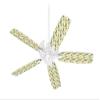 Seahorses and Shells Yellow Sunshine - Ceiling Fan Skin Kit fits most 42 inch fans (FAN and BLADES SOLD SEPARATELY) view 1