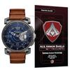 Ace Armor Shield Protek Guard Screen Protector for The Diesel On Time Smartwatch (2016) with Free Lifetime Replacement Warranty view 1
