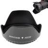 ADQQ 55mm Tulip Flower Lens Hood for Nikon D3400 D3500 D5600 with Nikkor AF-P 18-55mm Lens view 3