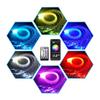 AMKI 16W Bluetooth Fiber Optic Curtain Light Kit, RGBW Waterfall Effect Music Mode App/Remote Control Curtain Lighting for Sensory Room Home Decor with Fiber Cable 0.03in/0.75mm 9.8ft/3m 300pcs view 2