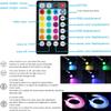 AMKI 16W Bluetooth Fiber Optic Curtain Light Kit, RGBW Waterfall Effect Music Mode App/Remote Control Curtain Lighting for Sensory Room Home Decor with Fiber Cable 0.03in/0.75mm 9.8ft/3m 300pcs view 4