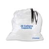 Inteplast 23 Gallons Draw-Tape Can Liner, 28.5 x 38 in, Clear, 150 Count view 1