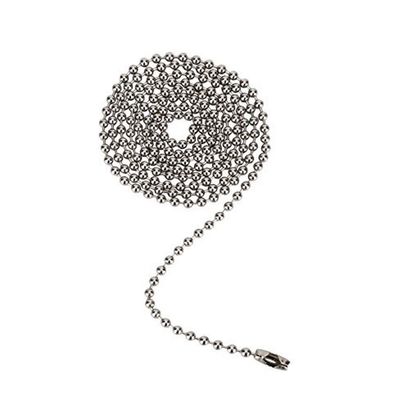 Aspen Creative 21304 3 Feet Beaded Pull Chain with Connector in Brushed Pewter 3