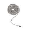 Aspen Creative 21304 3 Feet Beaded Pull Chain with Connector in Brushed Pewter 3 view 1