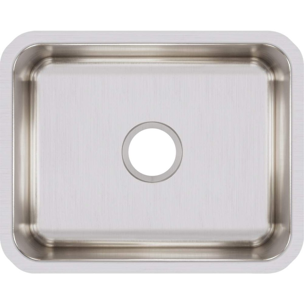 Elkay ELUH1814 Lustertone Classic Single Bowl Undermount Stainless Steel Sink
