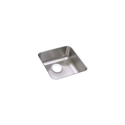 Elkay ELUH1212 Lustertone Classic Single Bowl Undermount Stainless Steel Sink, 7.00 x 14.50 x 14.50 inches