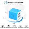Plug USB Wall Adapter,5V/2.1A USB Charger Box Fast Charging Block Cube Base view 2