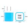 Plug USB Wall Adapter,5V/2.1A USB Charger Box Fast Charging Block Cube Base view 3