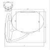 Arlo - 1 Light Wall Sconce-8 Inches Tall and 7.5 Inches Wide view 2