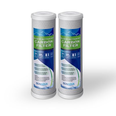 One Year Supply of Filters for System with Block Activated Carbon Filter WELL-MATCHED with WFPFC8002, WFPFC9001, WHCF-WHWC, WHEF-WHWC, FXWTC, SCWH-5