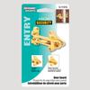 Prime-Line U 11315 Swing Bar Door Guard With High Security Auxiliary Lock, Brass Finish (Single Pack) view 3