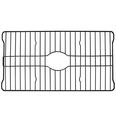 Better Houseware Sink Protectors for Kitchen Sink, Protective Metal Grid, 24.125x12.75x1 inches, Black Kitchen Sink Mat to Shield Sink Base from Scratches, Rust-Resistant Coating, XL