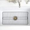 Better Houseware Sink Protectors for Kitchen Sink, Protective Metal Grid, 24.125x12.75x1 inches, Black Kitchen Sink Mat to Shield Sink Base from Scratches, Rust-Resistant Coating, XL view 2