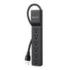 Belkin 6-Outlet Home And Office Surge Protector With Essential Power Filtration And 4ft Cord, 700 Joules, Black view 2