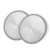 LEKEYE Shower Hair Catcher Drain Protector Strainer-Steel & Silicone 2 Pack view 1