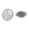 LEKEYE Shower Hair Catcher Drain Protector Strainer-Steel & Silicone 2 Pack view 3
