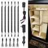 TORCHSTAR 6pcs 12 Inch LED Safe Lighting Kit, Motion Sensor, 3000K view 1