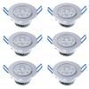 Modoao 5W LED Downlight, 2700K Daylight Warm White,Not Dimmable,Retrofit LED Recessed Lighting Fixture, LED Ceiling Light, 6-Pack view 1