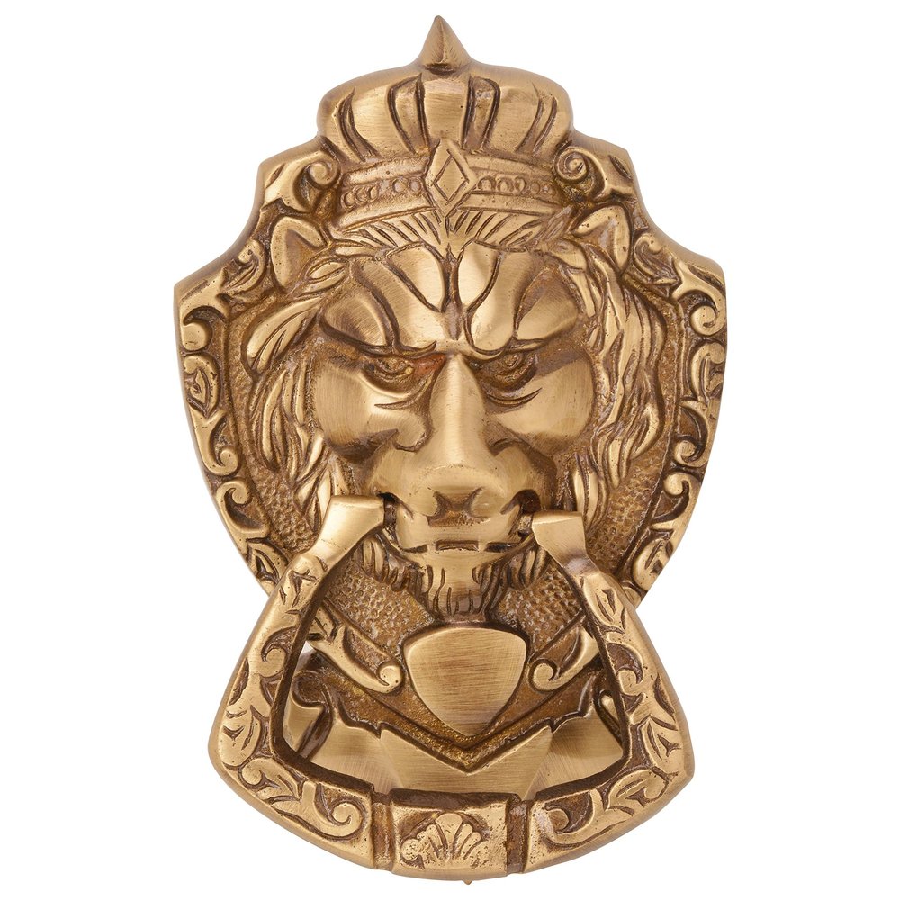 Bharat Haat Decorative Lion face Door Knocker handicrafts Product BH06068